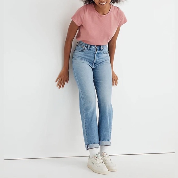 MADEWELL The Perfect Vintage Straight Jean: BCRF Selvedge Edition Mandell NG453 - Picture 8 of 8